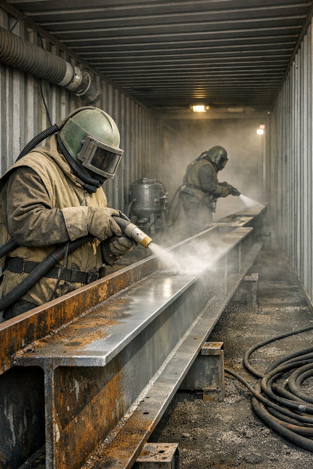 Structural Steel Blasting